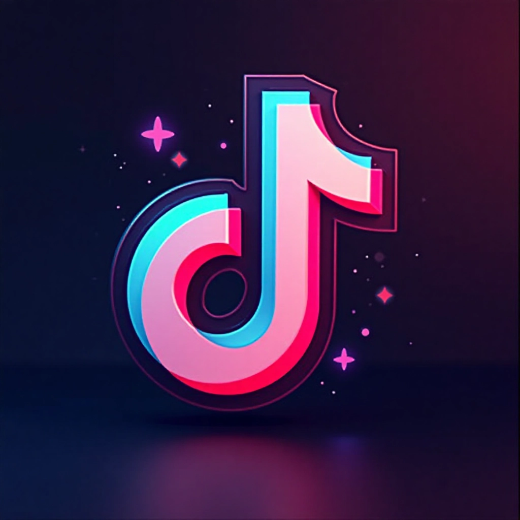 Neon TikTok Logo